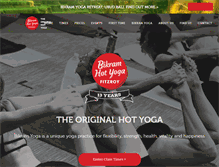 Tablet Screenshot of bikramyogafitzroy.com.au